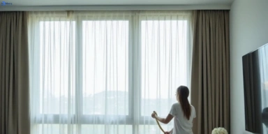 Delicate sheer drape cleaning south-coogee-nsw Matty Curtain Cleaning