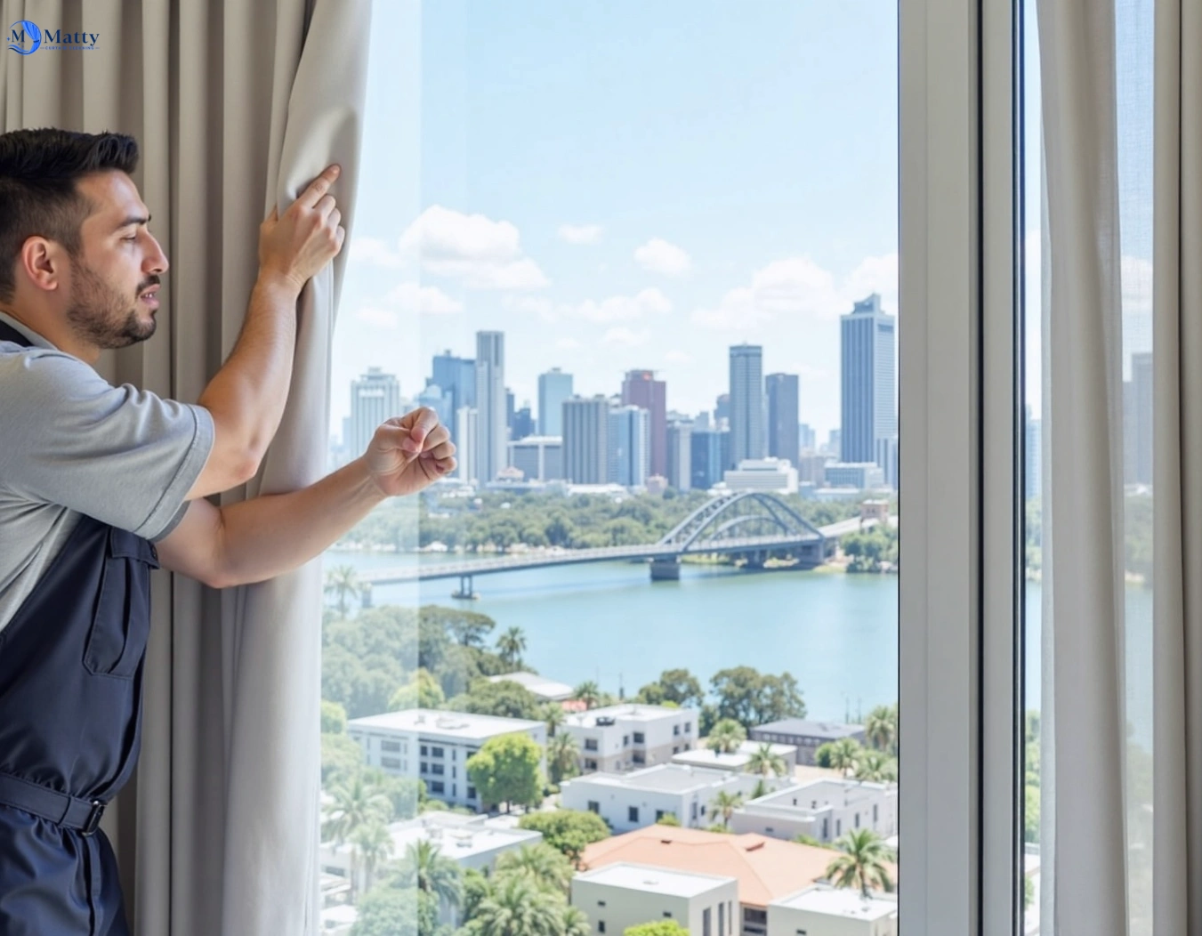 Professional curtain steam cleaning service south-coogee-nsw QLD by Matty Curtain Cleaning